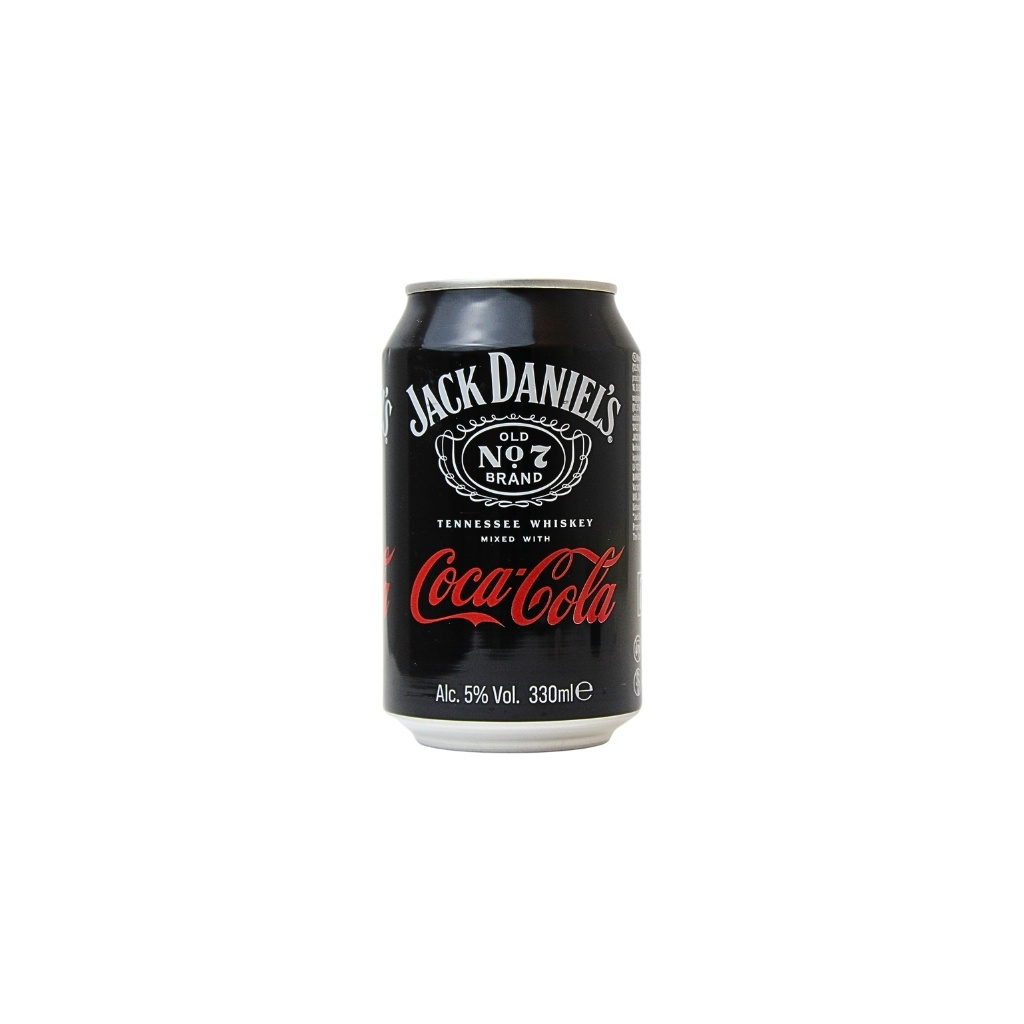 Napój alkoholowy whiskey z coca-colą “Jack Daniels” puszka 330ml