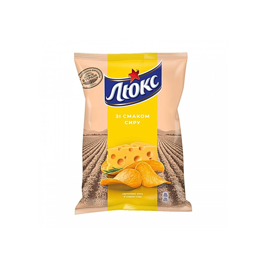 Chipsy ziemniaczane o smaku seru “Lyuks” 133g