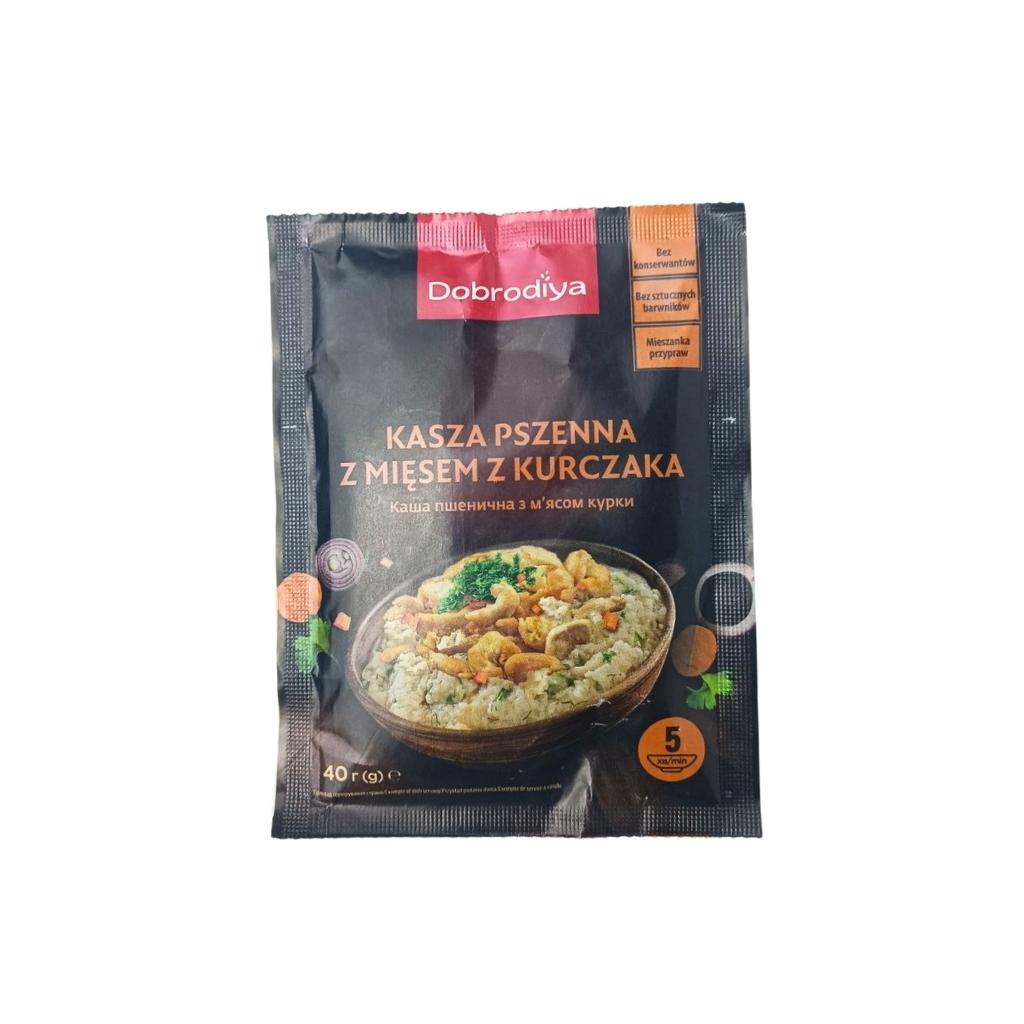 Owsianka zbożowa blyskawiczna z mięsem z kurczaka “Dobrodiya” 40g