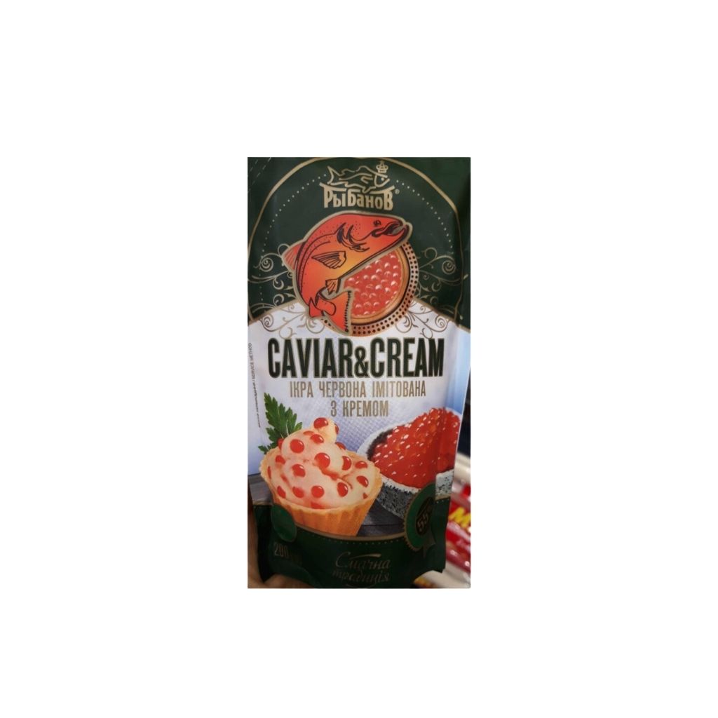 Pasta rybna imitacja i cream czerwony “Rybanow” Doypack 200g