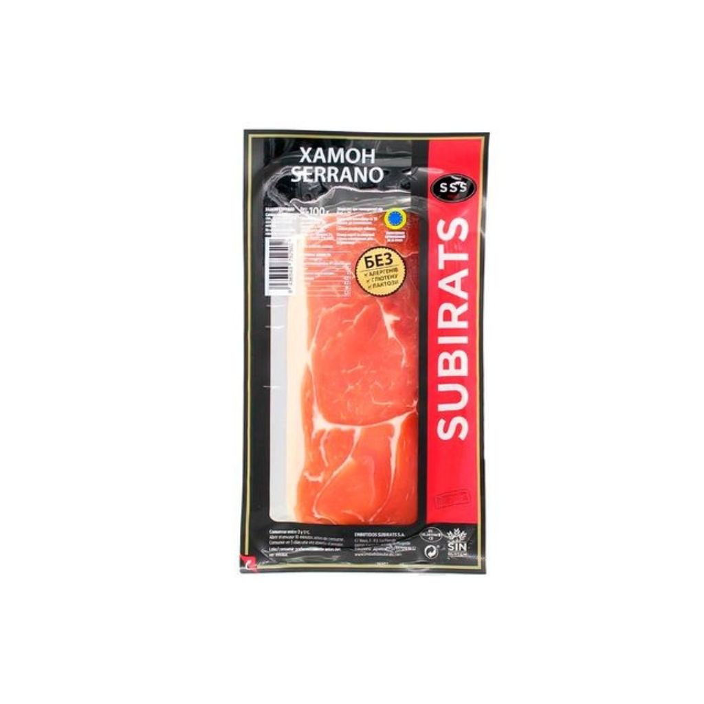 Szynka Jamon Serrano “Subirats” 100g