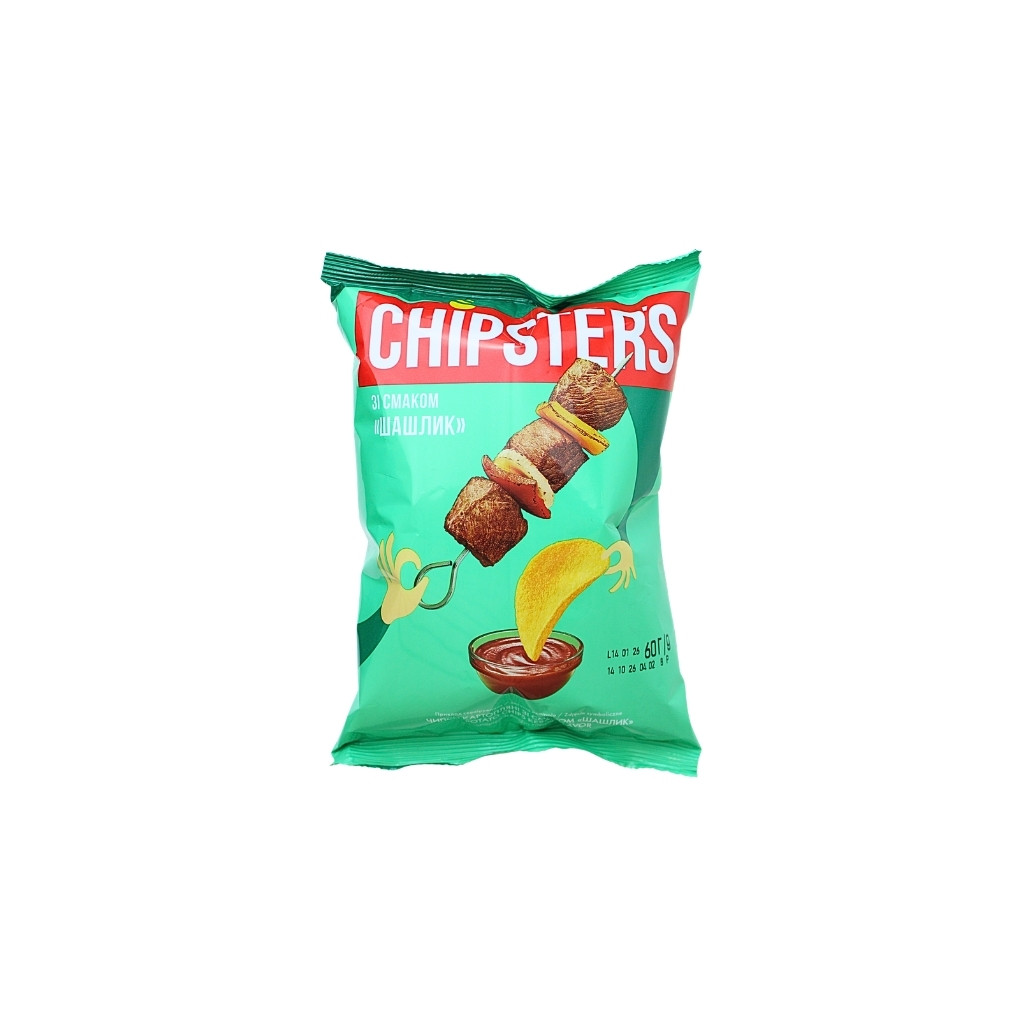 Chipsy ziemniaczane smak szaszłyka “Chipster’s” 60g