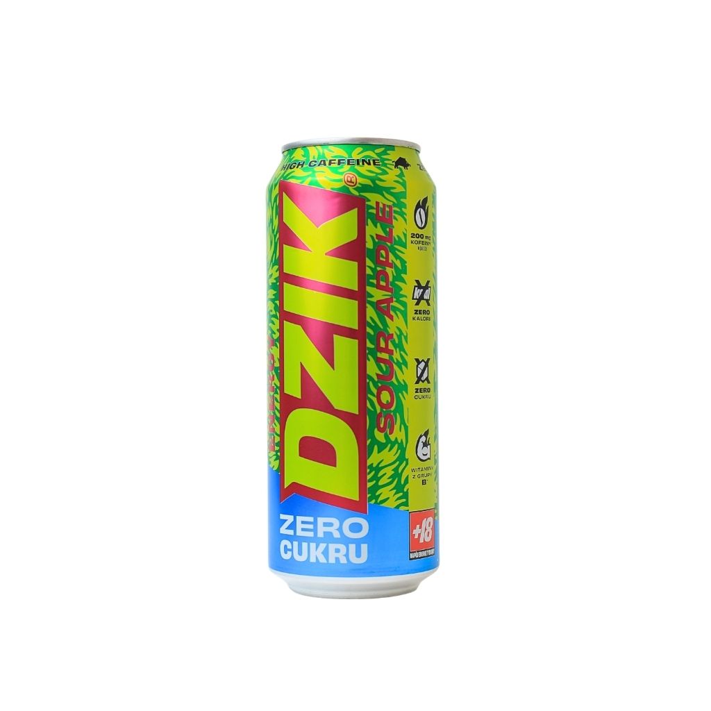 Napój energetyczny jabłko zero kalorii “Dzik” 500ml