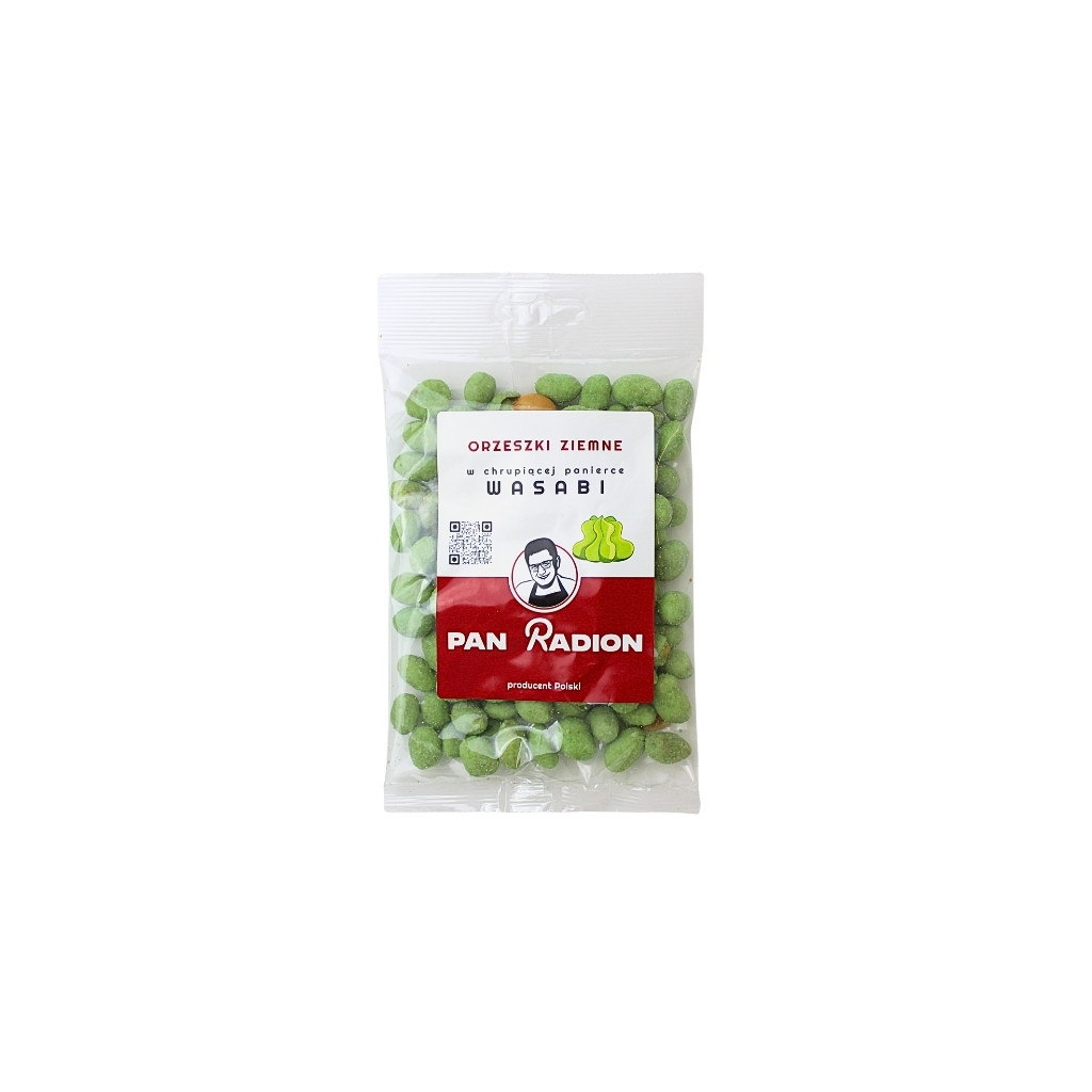 Orzeszki ziemne w chrupiącej panierce Wasabi “Radion” 100g