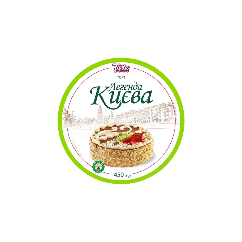 Tort powietrzne-orzechowy Legenda Kijowa “La Tarta” 450g