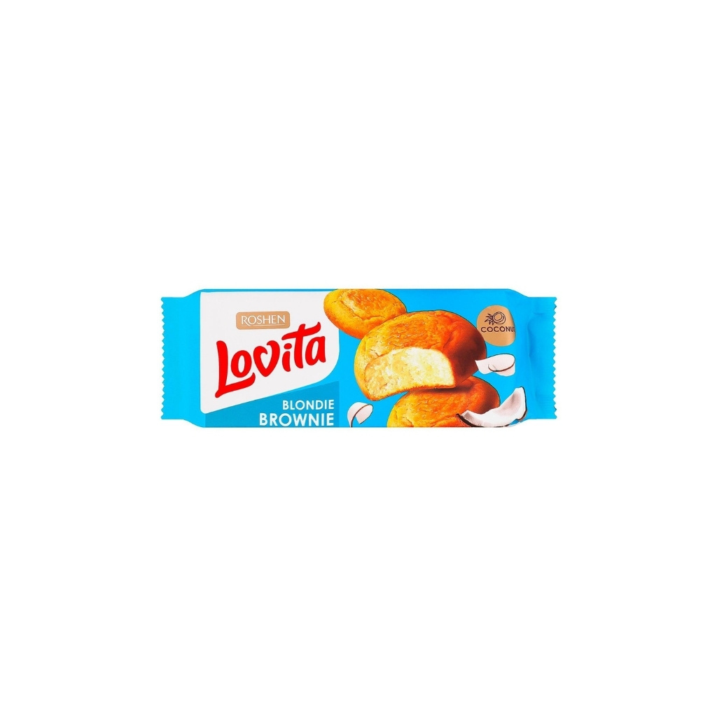 Ciastka brownie blondie kokosowe “Lovita” 152g