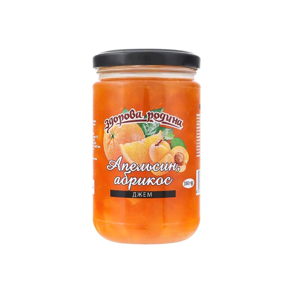 Dzem pomaranczowy z morela “Zdrowa rodzina” 350ml