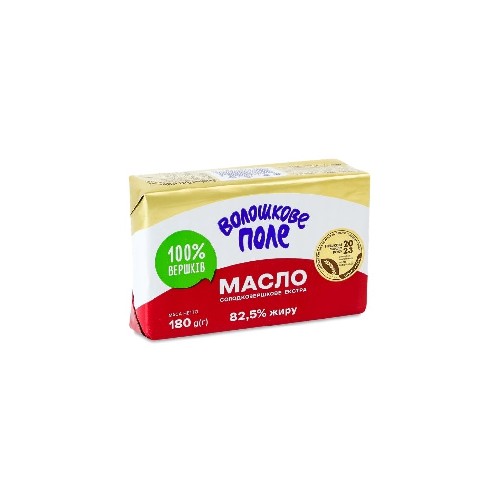 Masło śmietankowe Extra 82,5% “TM Voloshkove Pole” 180g