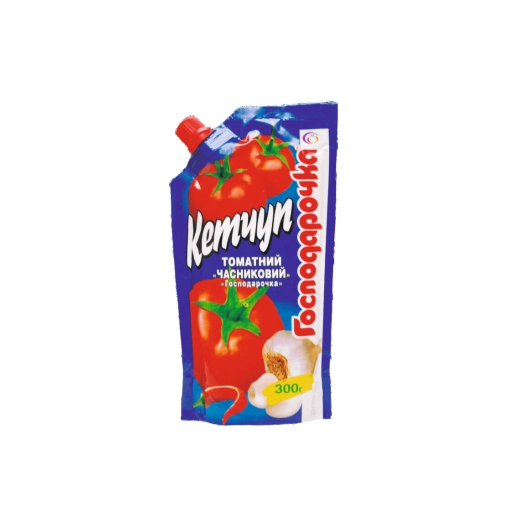Ketczup z czosnokiem doy-pack “Gospodaroczka” 300g