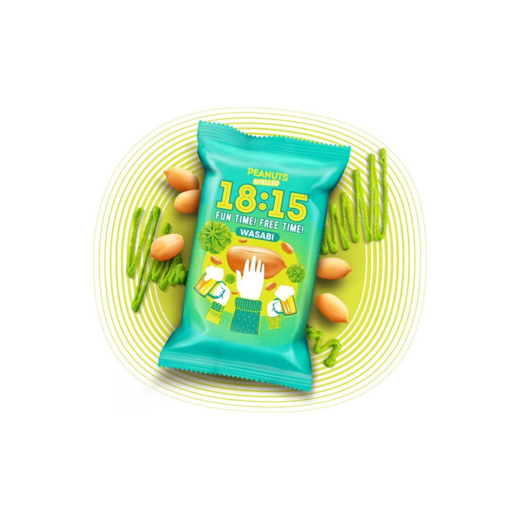 Orzeszki ziemne o smaku wasabi “Fun time! Free time!” 100g