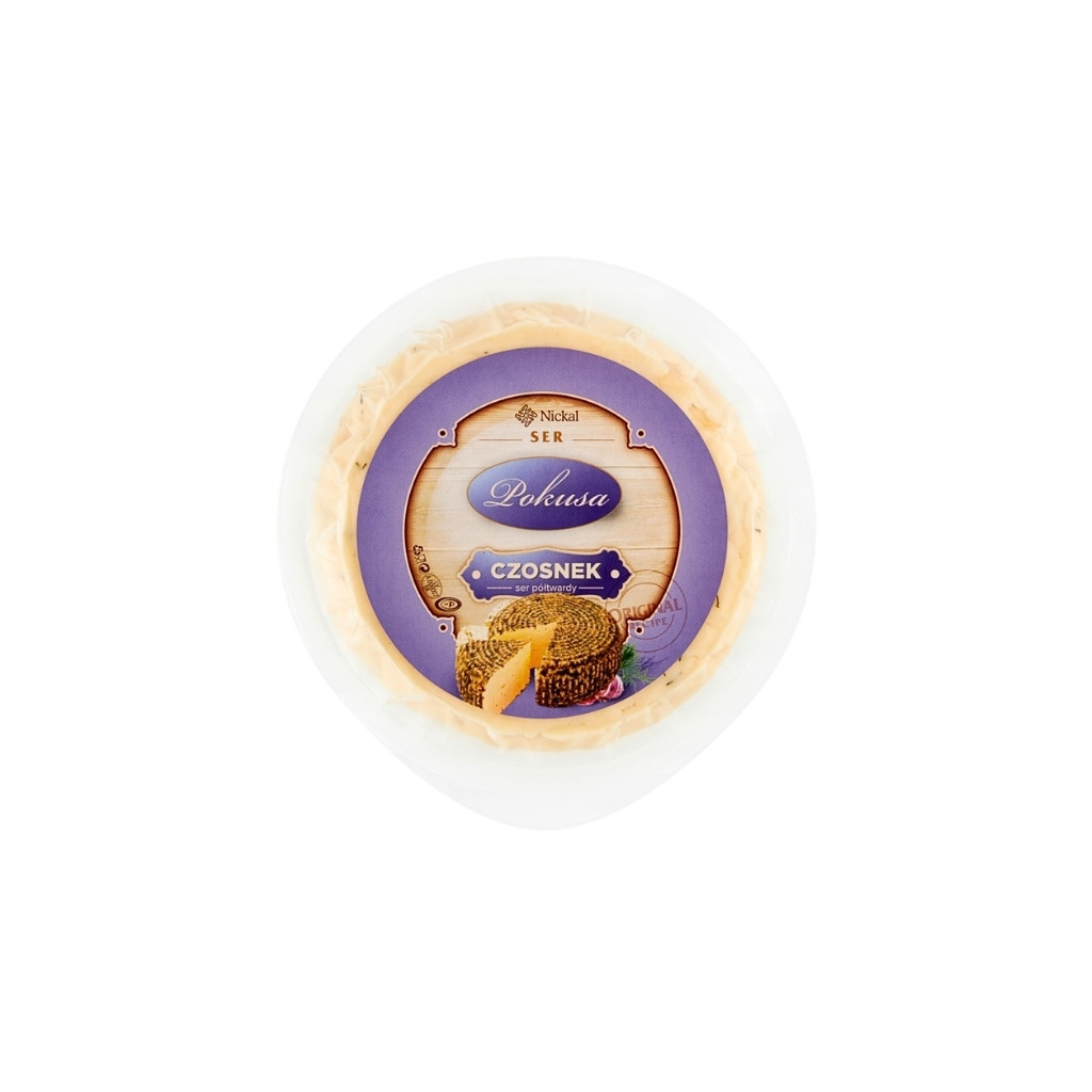 Ser połtw. z Czosnkiem “Pokusa” 350g