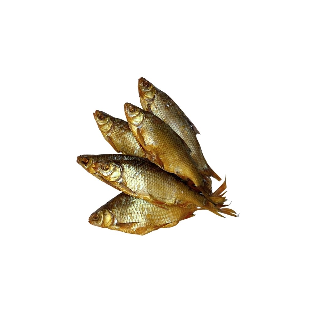 Płoć wędzona patroszona luz (90-130g) “Dauparu”