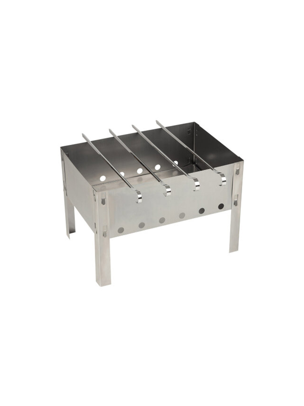 Grill ze stali nierdzewnej ze szpilkami 6 szt. w etu