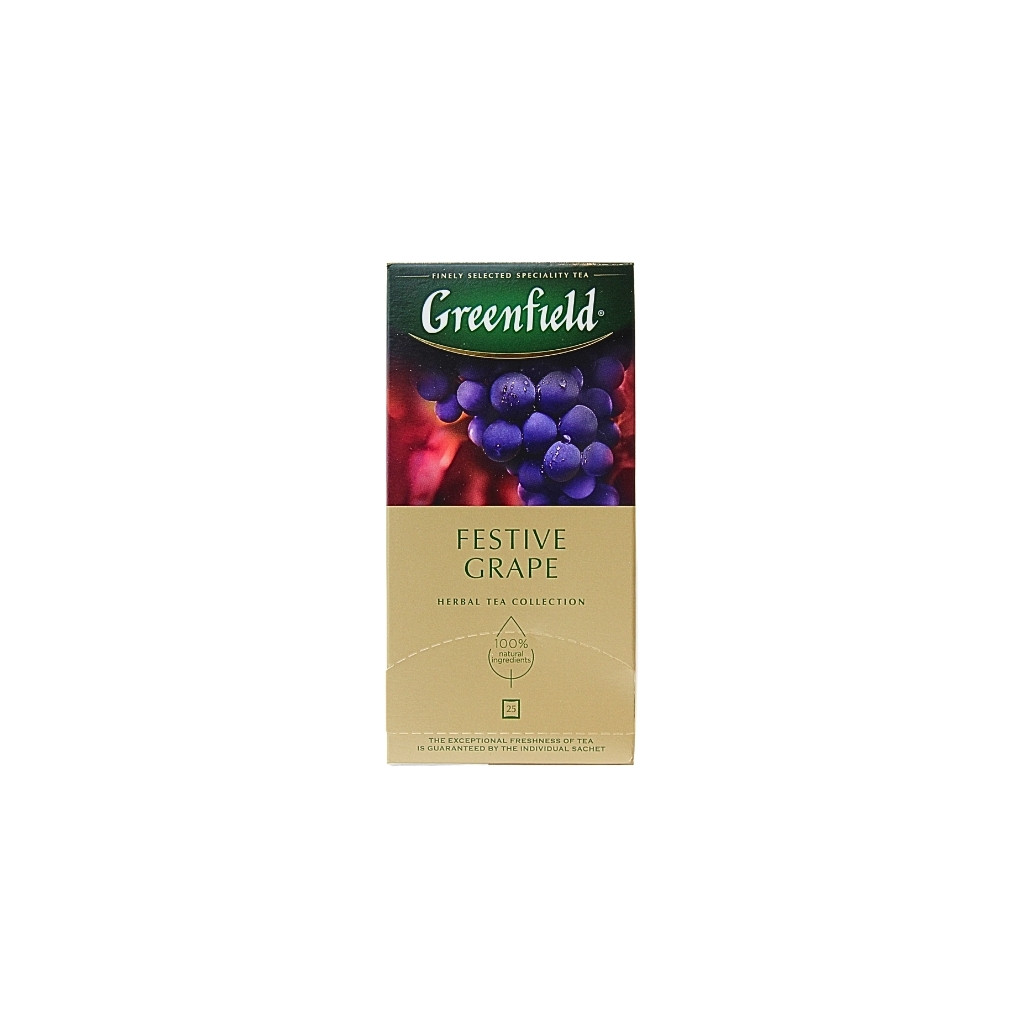Herbata ziołowa Festive Grape “Greenfield” 25x2g