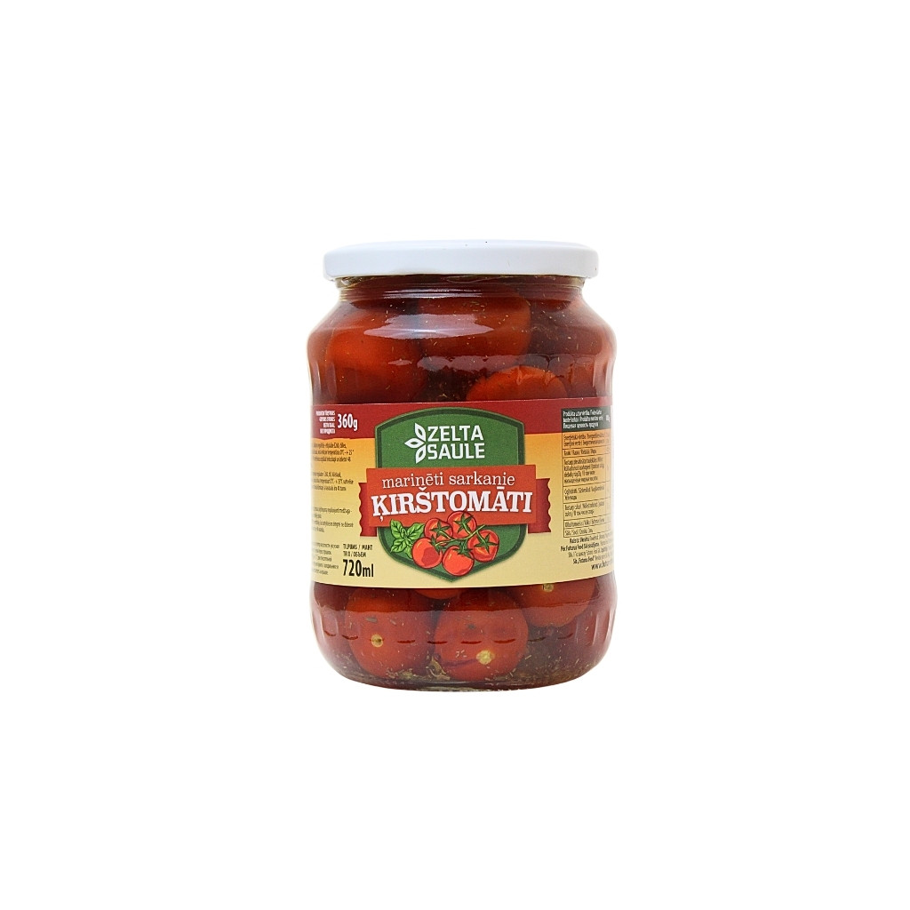 Pomidory cherry marynowane “Zelta Saule” 720g
