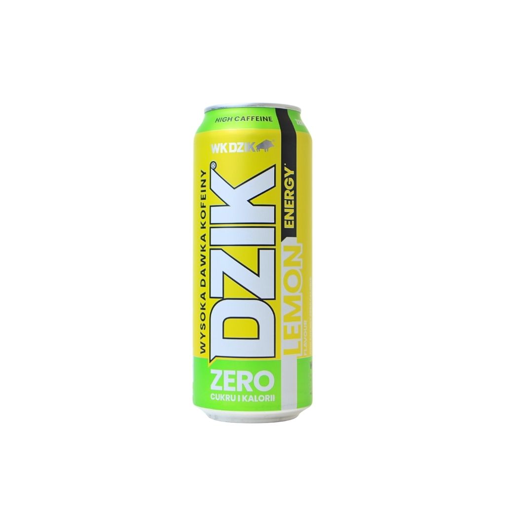 Napój energetyczny lemon zero kalorii “Dzik” 500ml