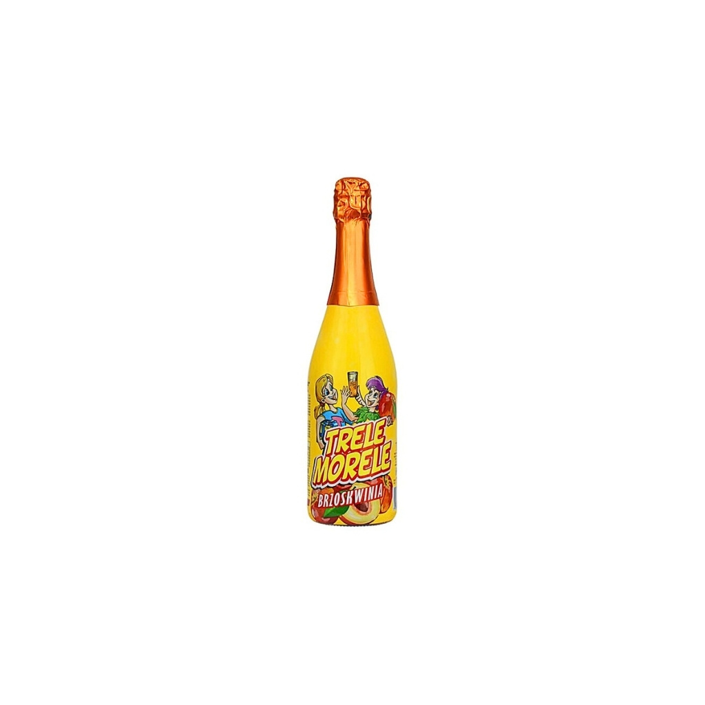 Napój musujący dziecki brzoskwinia “Trele Morele” 750ml