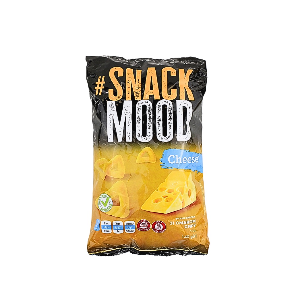 Przekąska pszenna figurna o smaku sera “Snack Mood” 140g