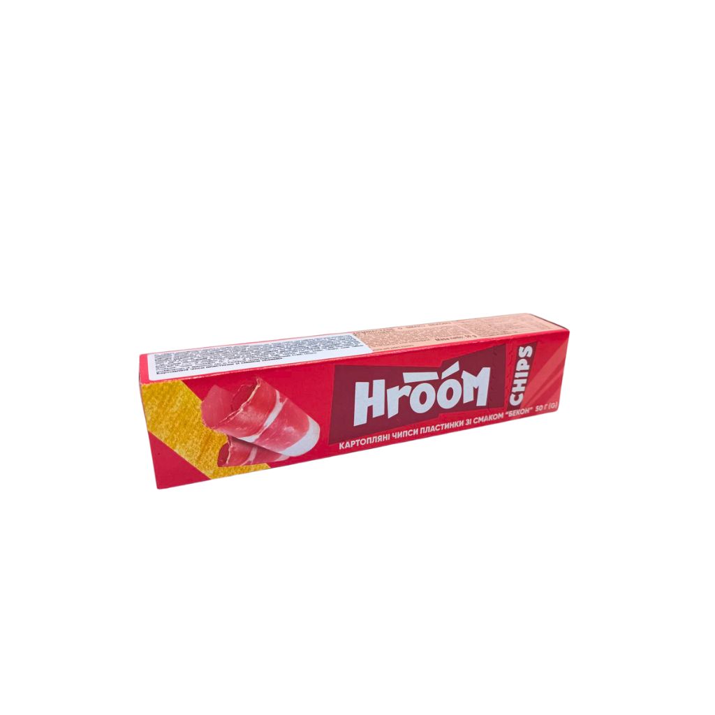 Chipsy ziemniaczane o smaku bekonu “HROOM!” 50g