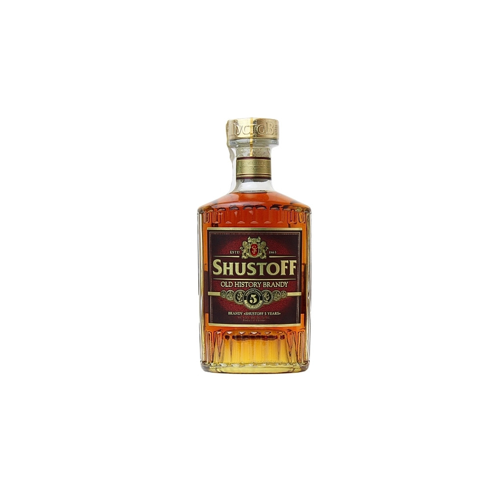 Brandy OLD HISTORY 5* “Shustoff” 500ml
