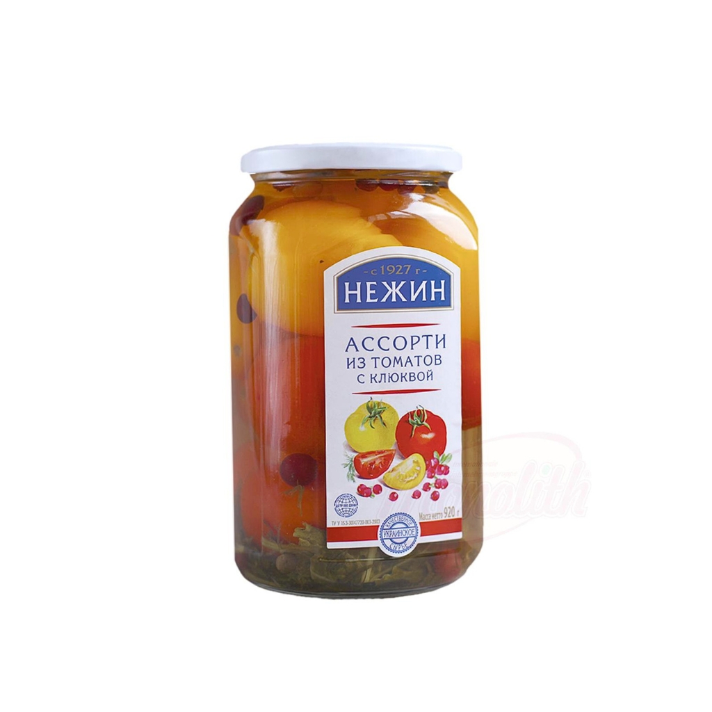 Mieszanka pomidorów z żurawiną “Nizyn” 920g