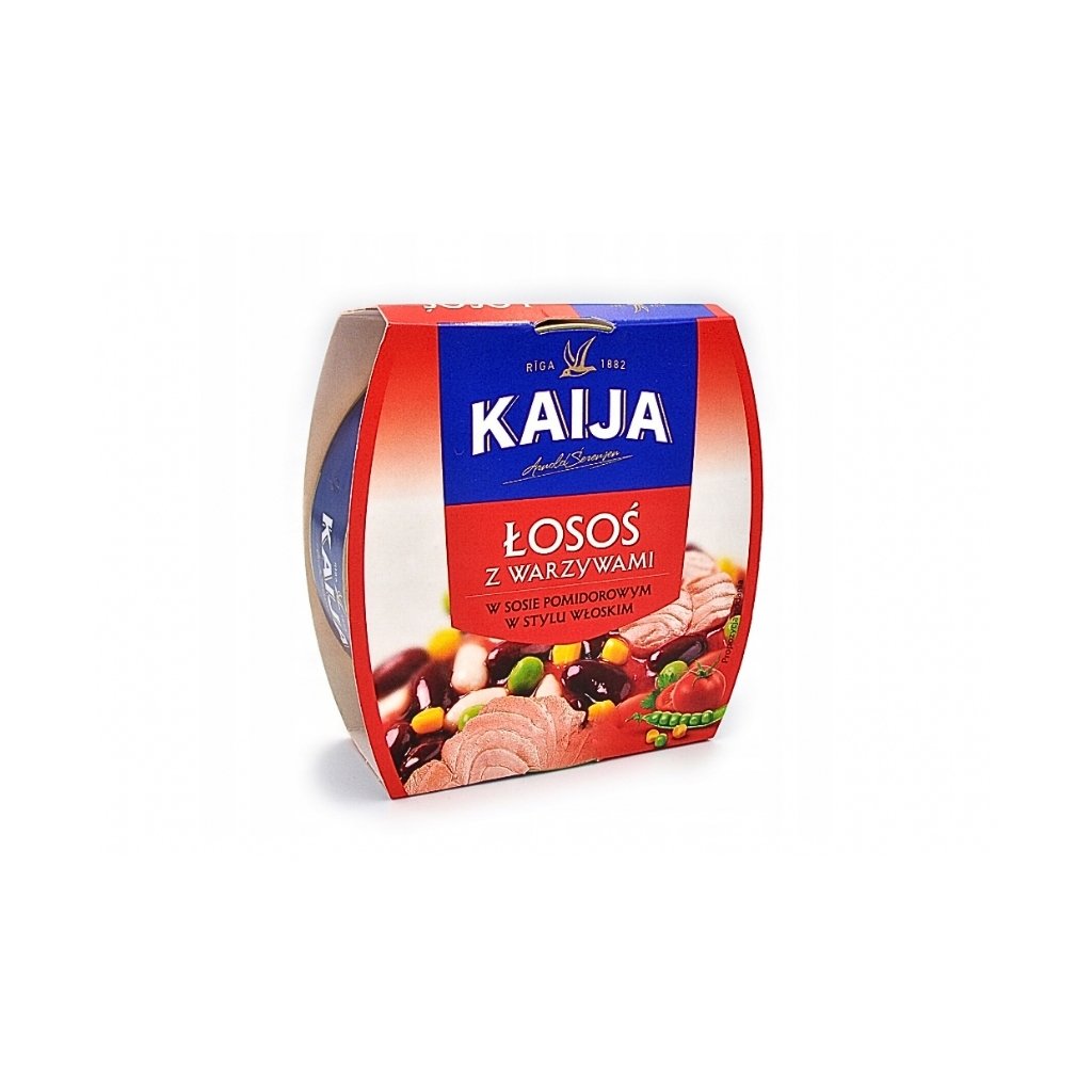 Łosoś z warzywami w sosie pomidorowym w stylu włóskim “Kaija” 220g