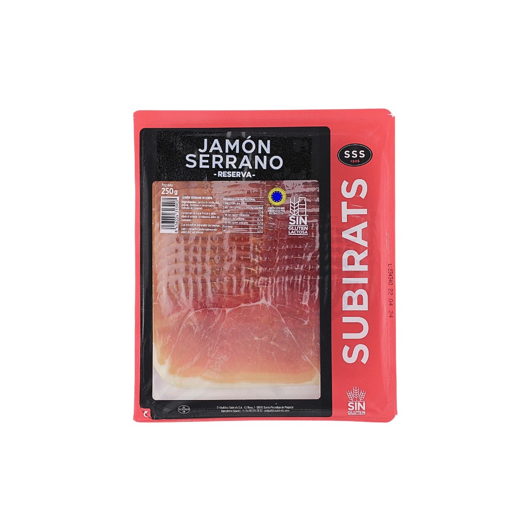 Szynka Jamon Serrano “Subirats” 250g