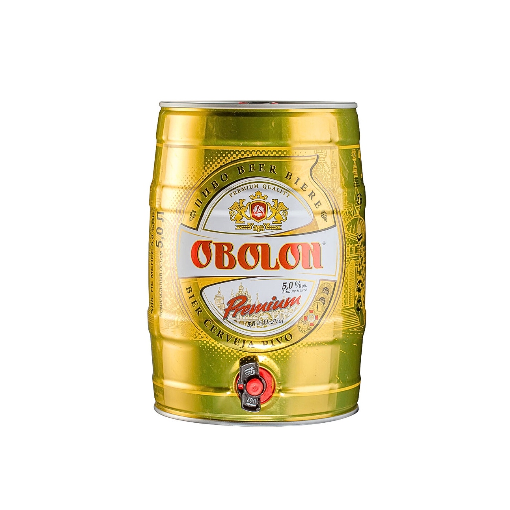 Piwo Lager  “Obolon Premium” bęczka 5l