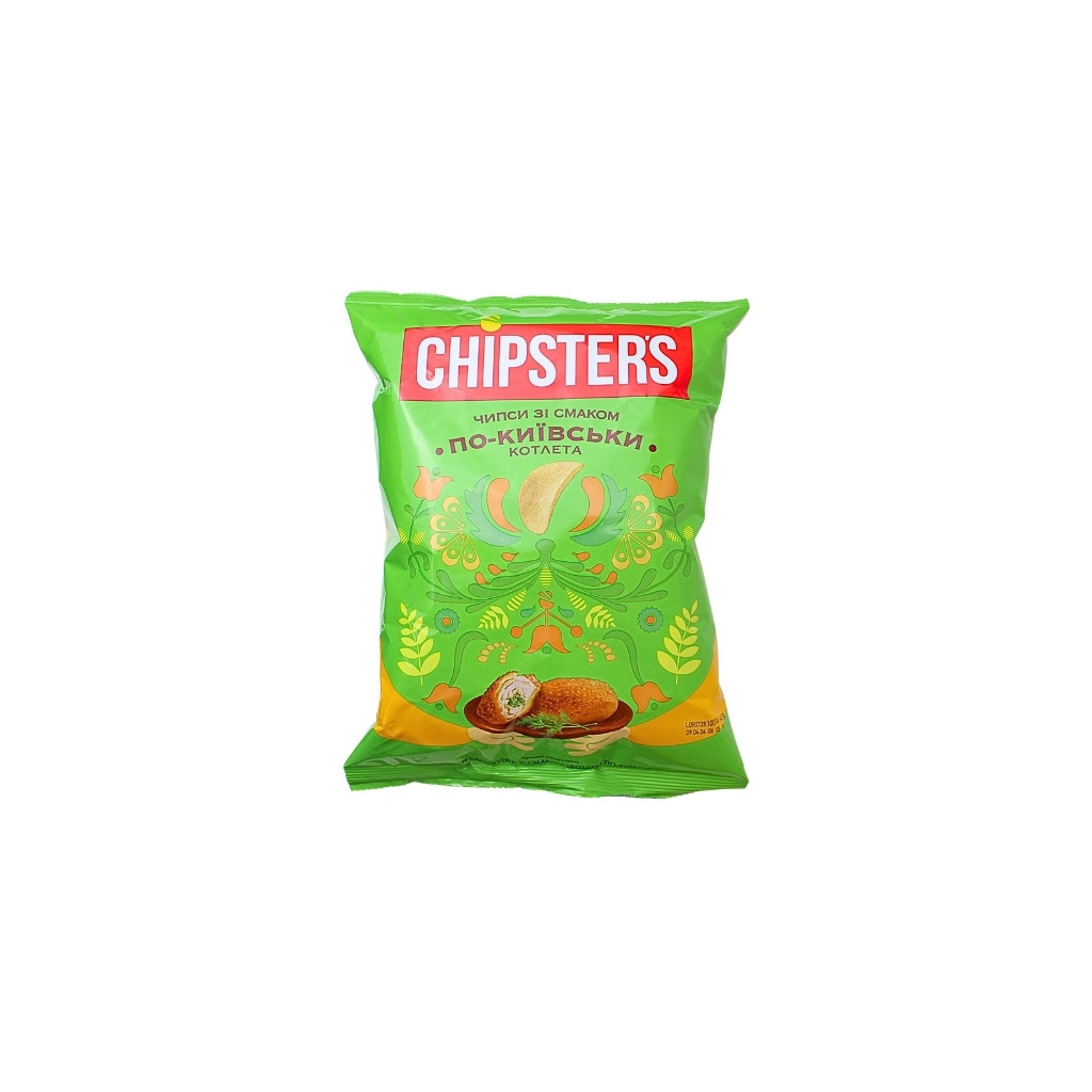 Chipsy ziemniaczane o smaku kotlet po Kijowsku “TM Chipster’s” 100g