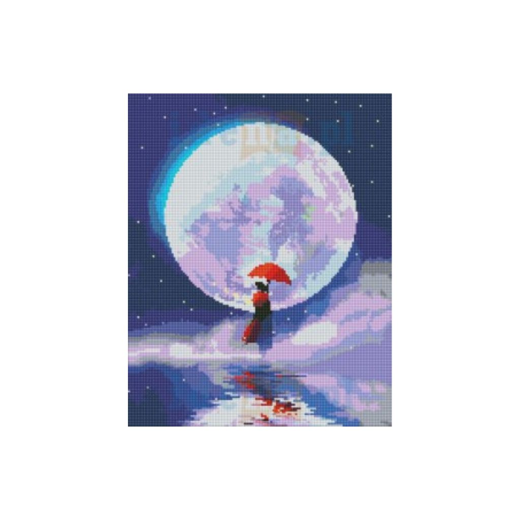 Zestaw do diamentowy mozaika.”Światło Księżyca” 40?50cm