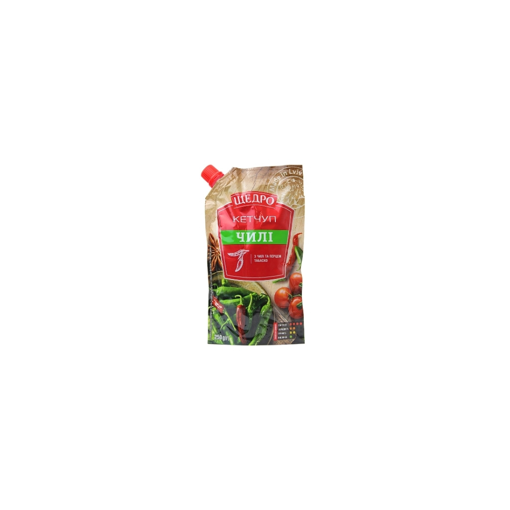 Ketchup Chili “Shczedro” doypack 250g