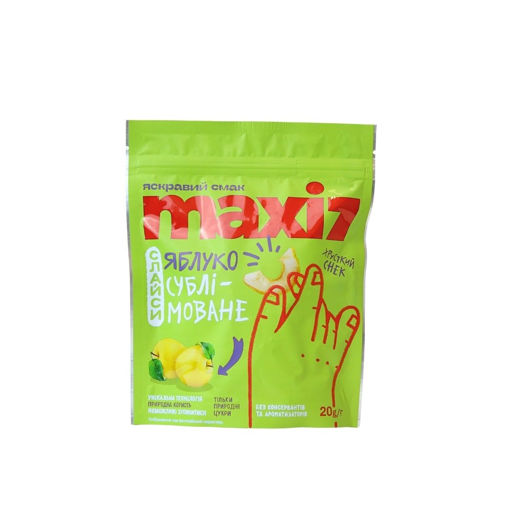 Plasterki suszone z jabłek “Maxi 7” 20g