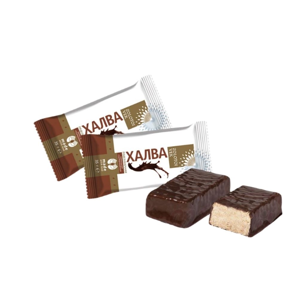 Chałwa słonecznikowa glazurowana “Złoty Wiek”, 30g