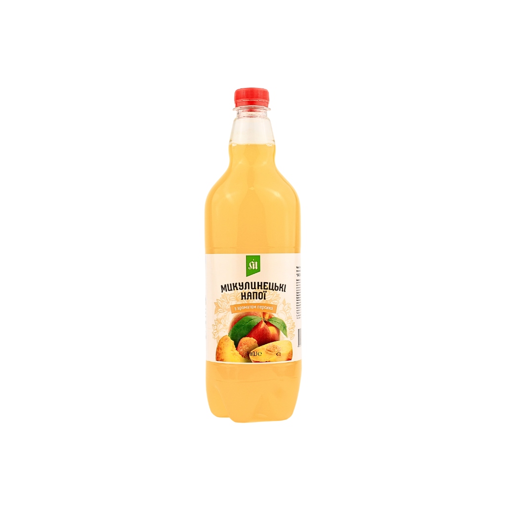 Napój gazowany smak Brzoskwinia “Mikulinecki” 1l