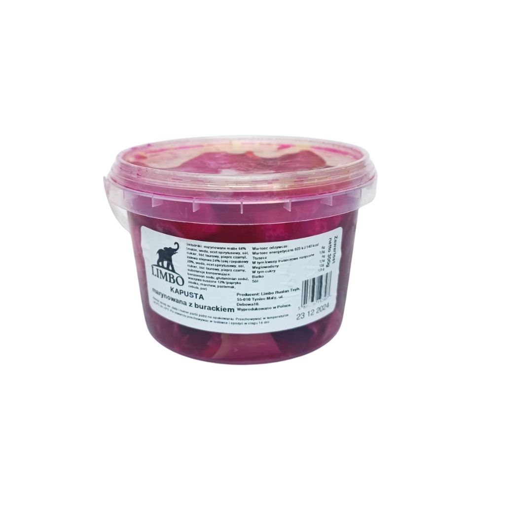 Kapusta marynowana z buraczkiem “LIMBO” 300g