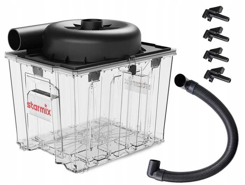Starmix Dustfixx Preliminary Separator – Does Not Limit Suction Power – Pre-separator Protects Filters In The Vacuum Cleaner – Cyclonic Separator With Up To 99% Separation Efficiency