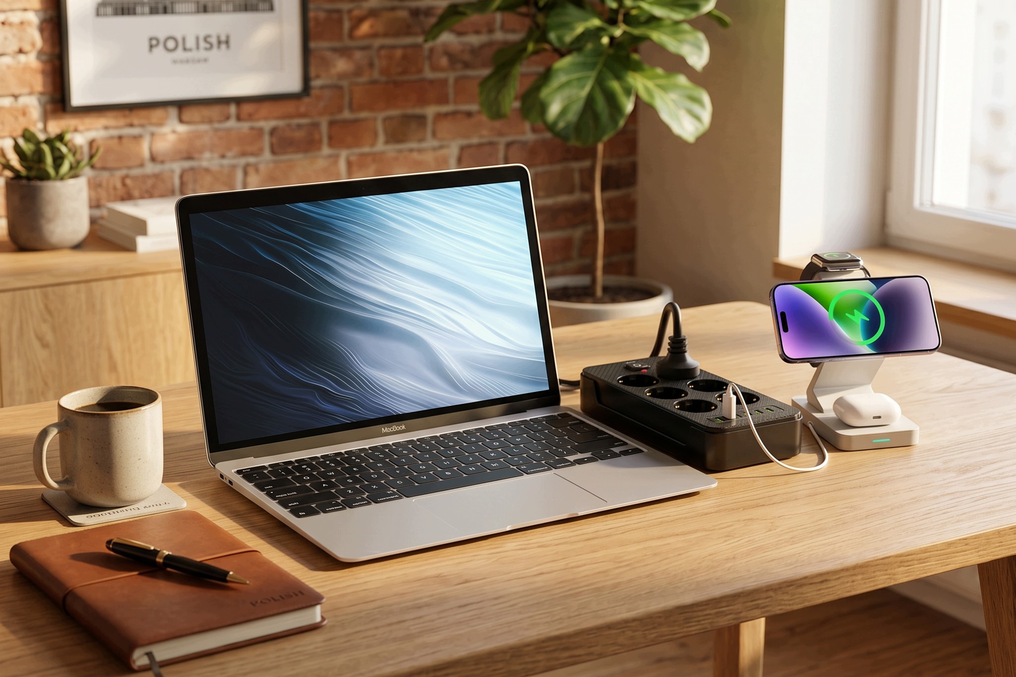 Porty USB i gniazda sieciowe AC w listwie zasilającej Vayox
