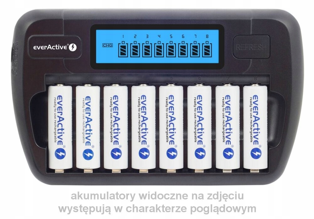 everActive NC-800 – ładowarka z akumulatorami