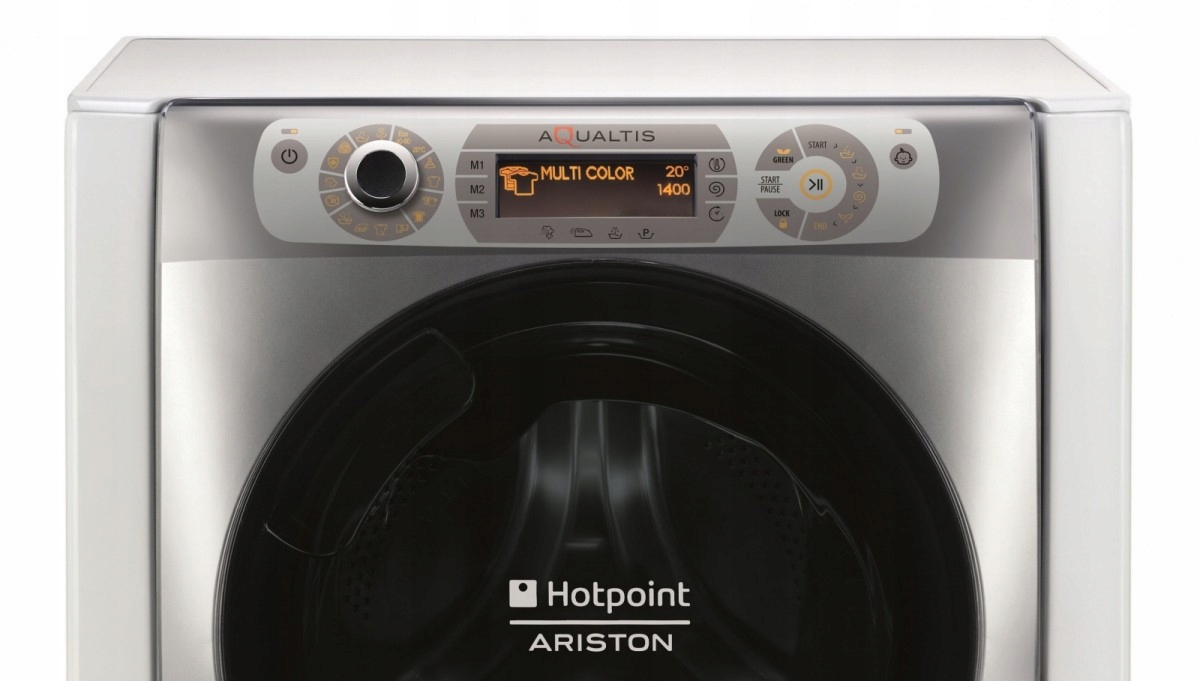 Hotpoint AQ104D497SDEU – czytelny panel sterowania