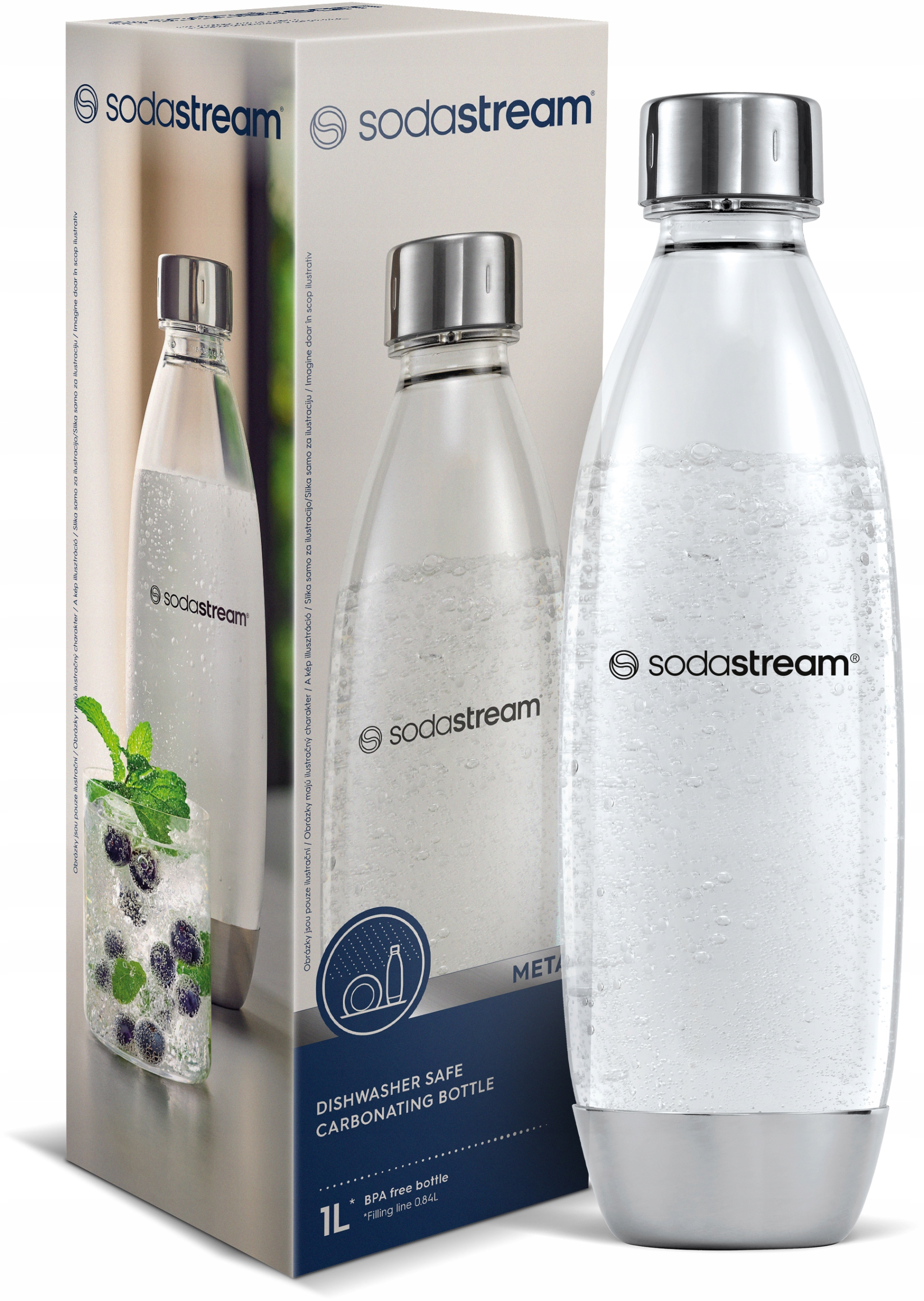 SodaStream Fuse Silver Elegance – zmywarka recykling