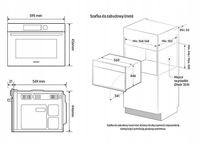 Precyzyjne wymiary do zabudowy