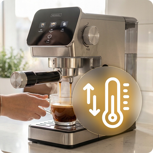 Kernau KCM 131 ES – system PID i preinfuzja