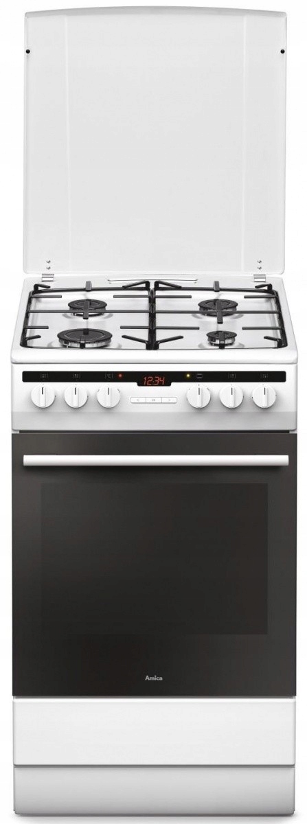 Elegancka biała kuchnia 50 cm