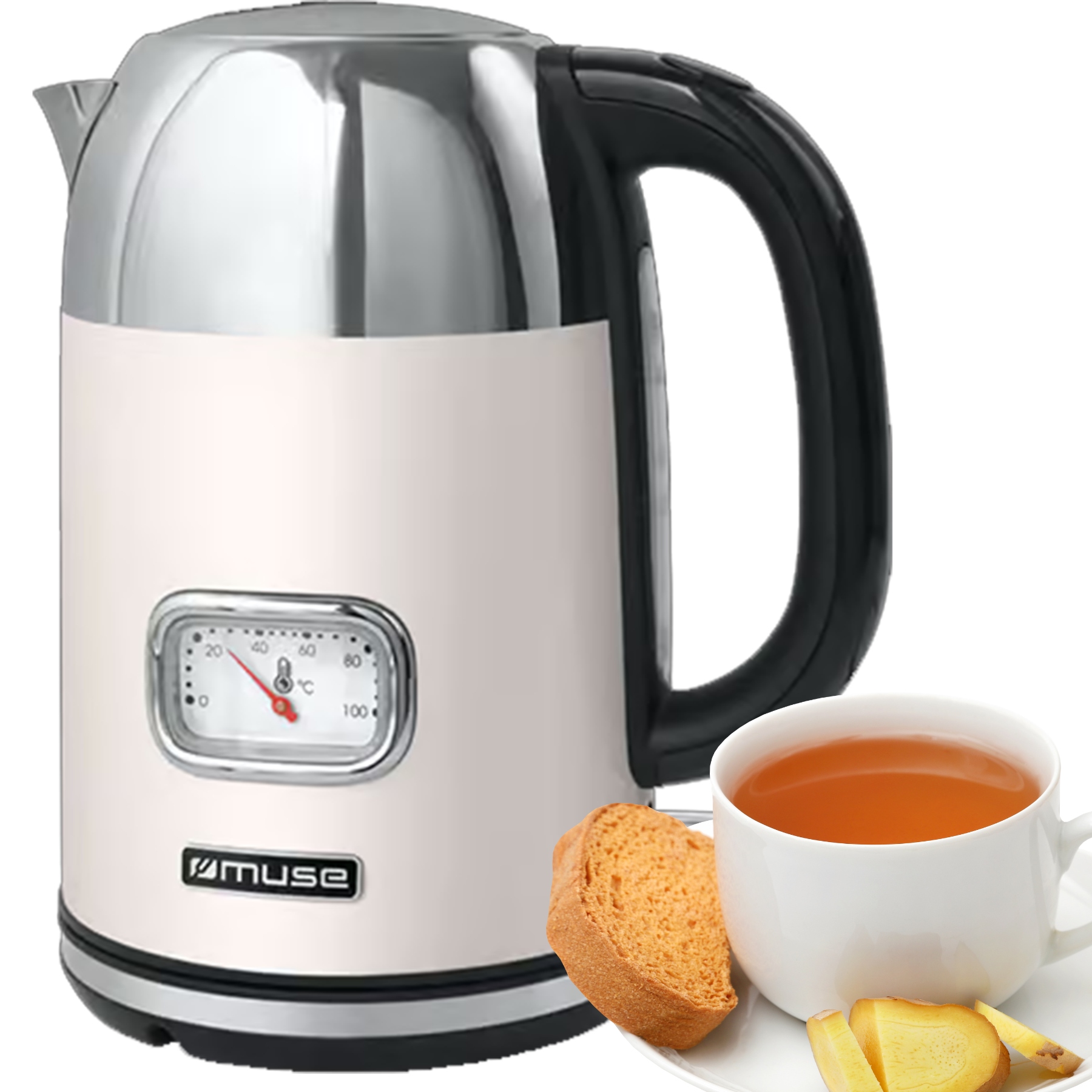 Retro design w kolorze ecru