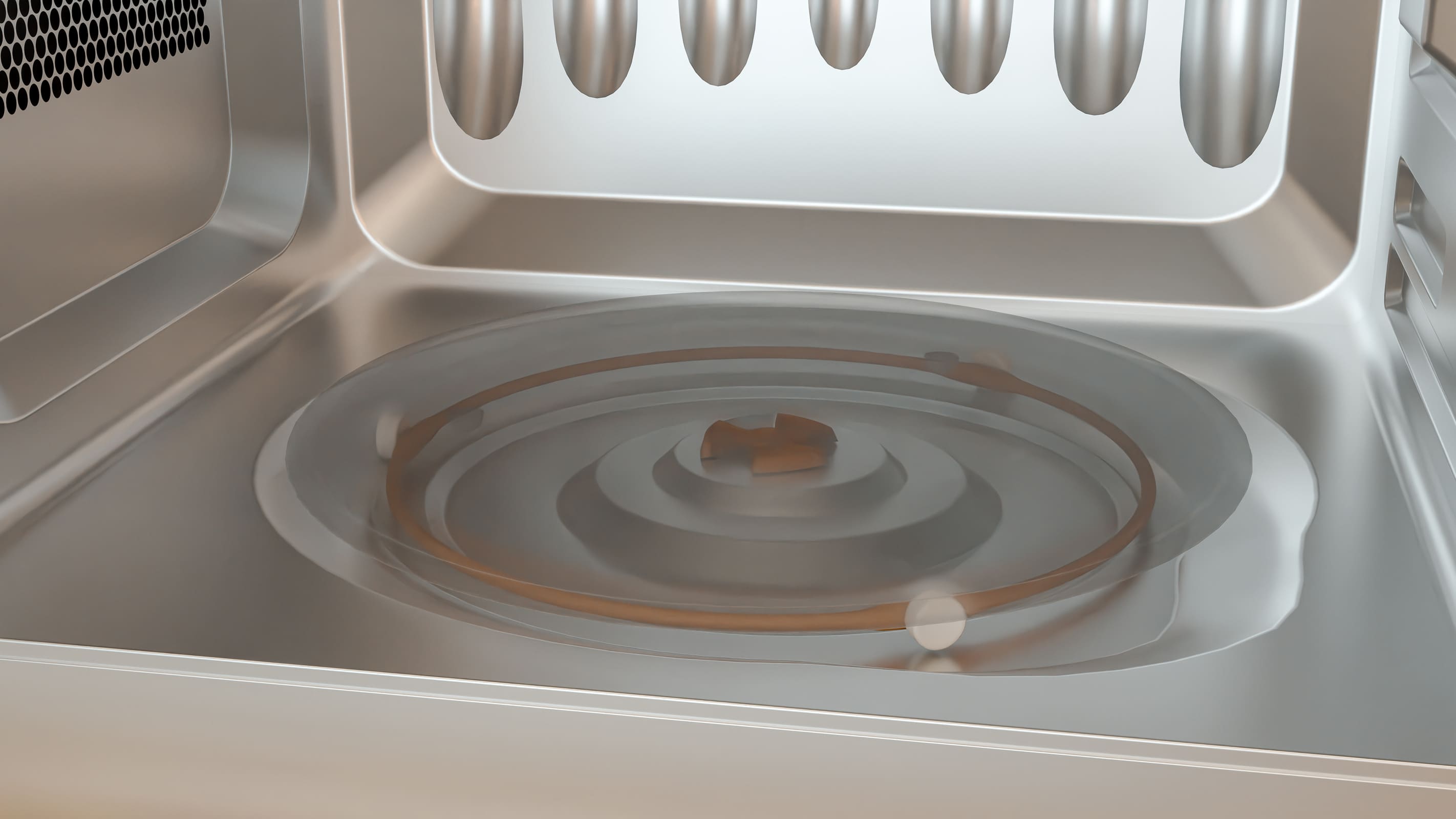 Szklany talerz obrotowy