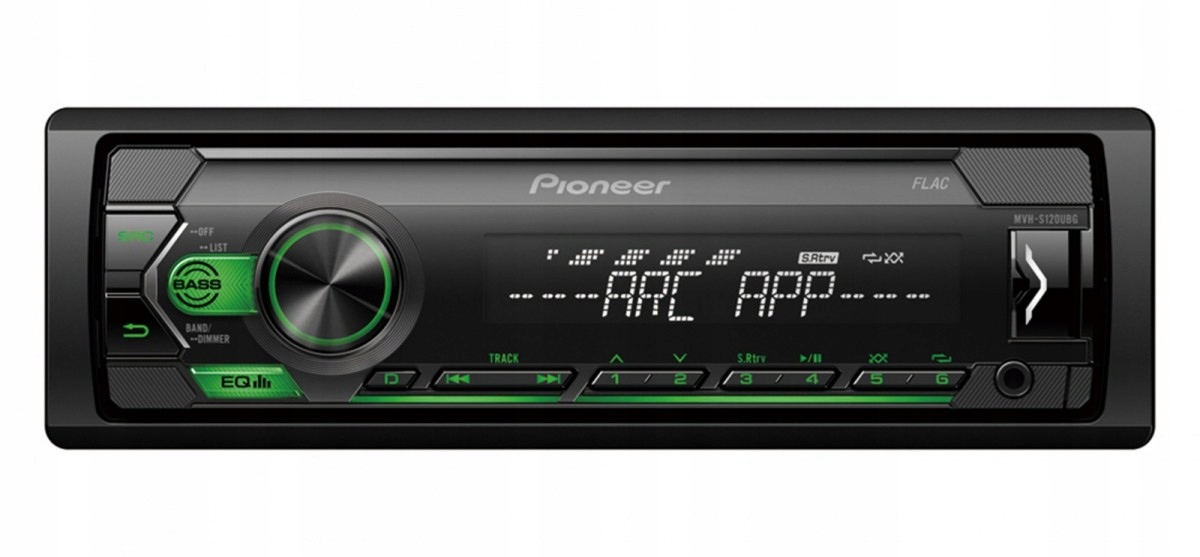 Pioneer MVH-S120UBG – widok z przodu