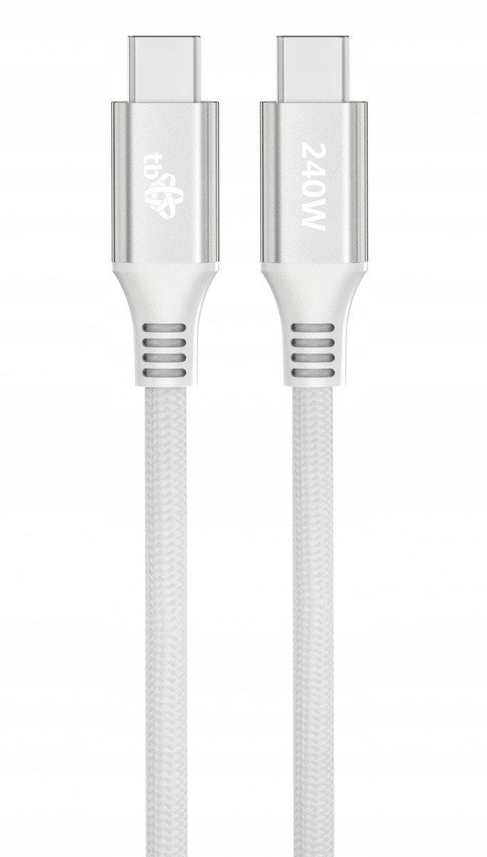 Kabel TB USB-C 1 m 240 W biały – szybkie ładowanie