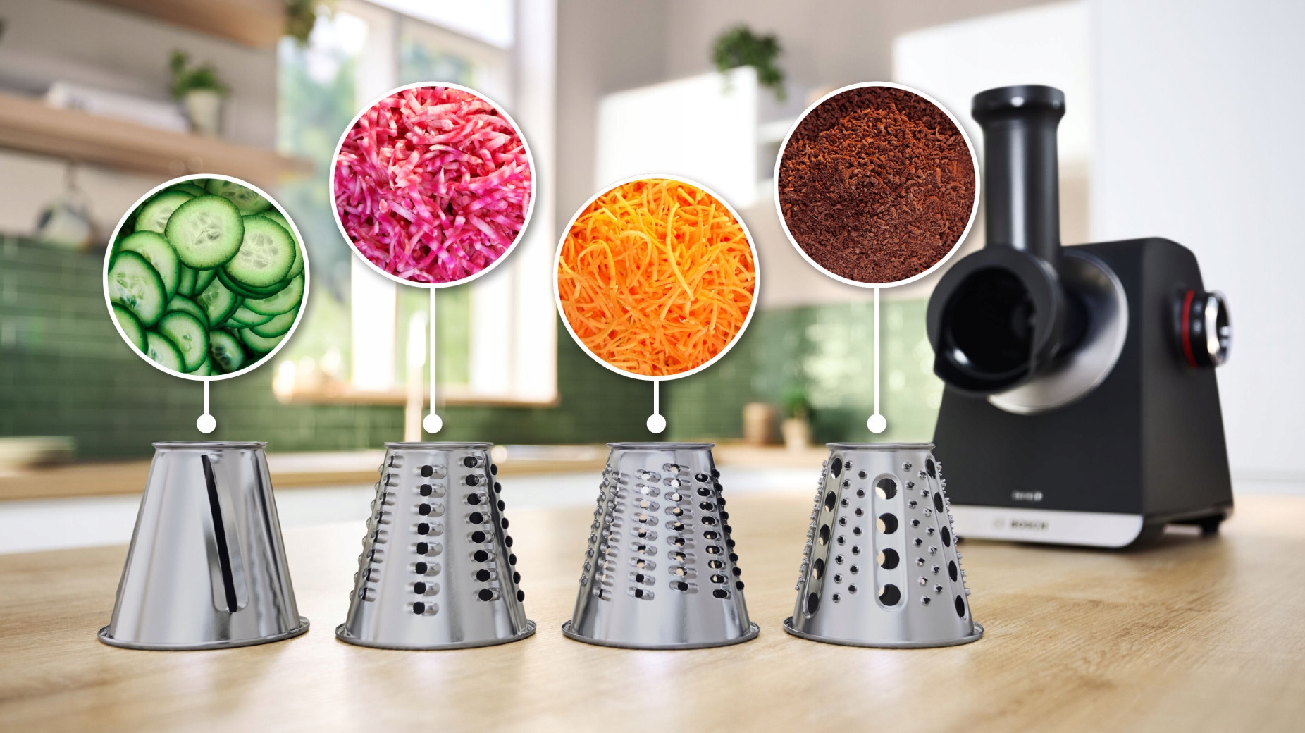 Szatkownica z 4 bębnami