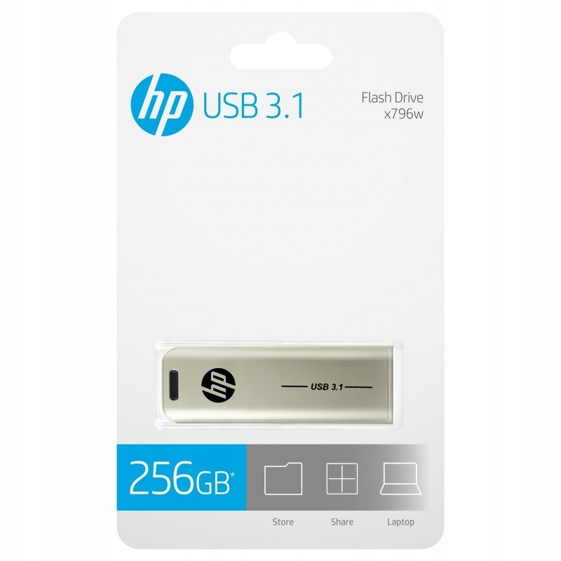 HP pendrive z bliska – korpus