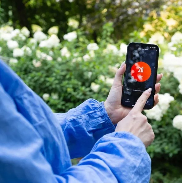 Ciepło sterowane jednym kliknięciem
